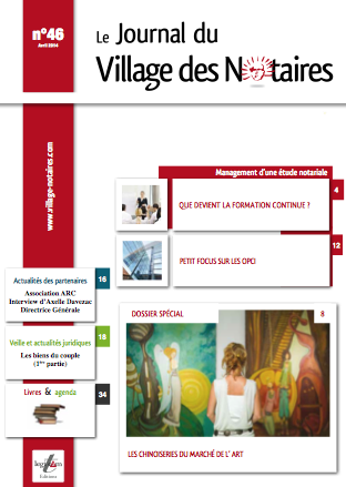 Parution du Journal du Village des notaires n°46.