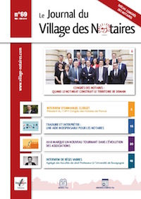 Journal du Village des notaires n°69.
