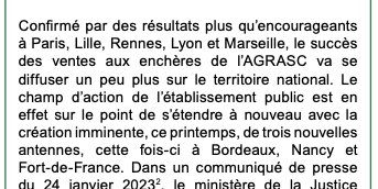 Ventes aux enchères de biens saisis ou confisqués : « le crime ne paie pas » (A. Caumeil, directeur de la DNID)