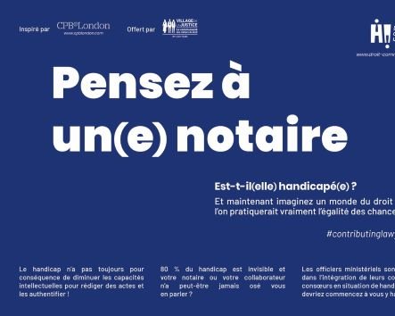 Connaissez-vous l'association « Droit comme un H ! » ?
