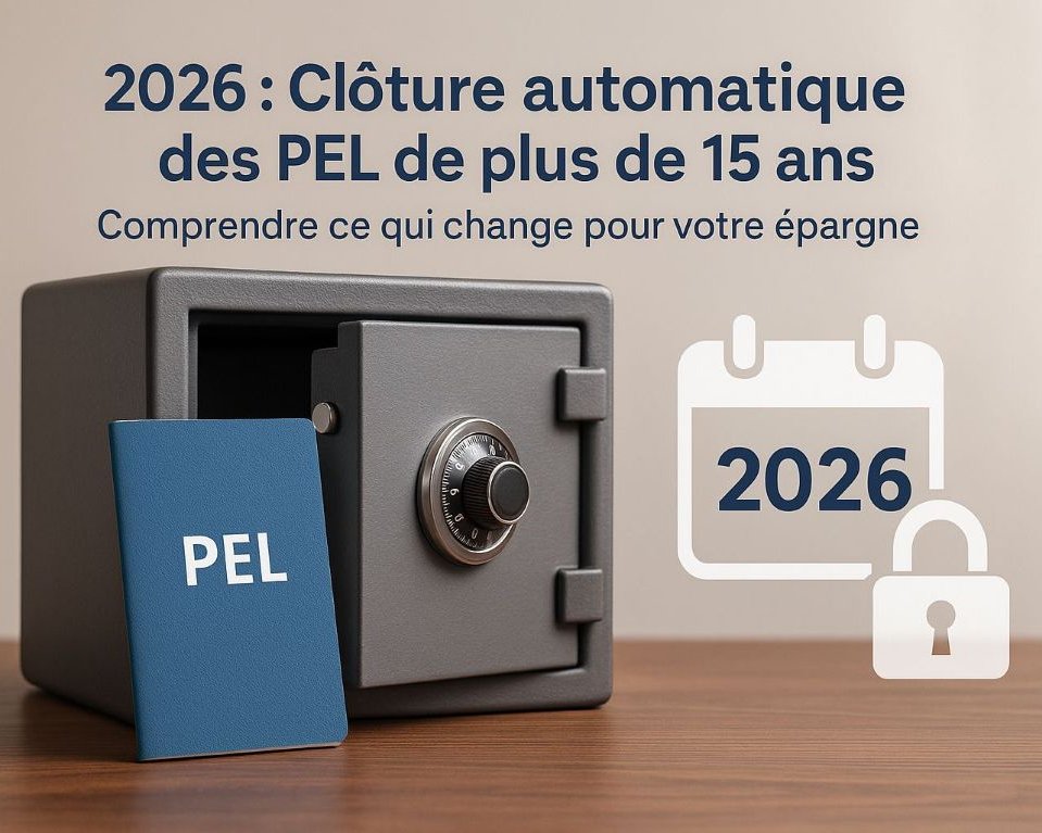 Clôture automatique des PEL de plus de quinze ans en 2026
