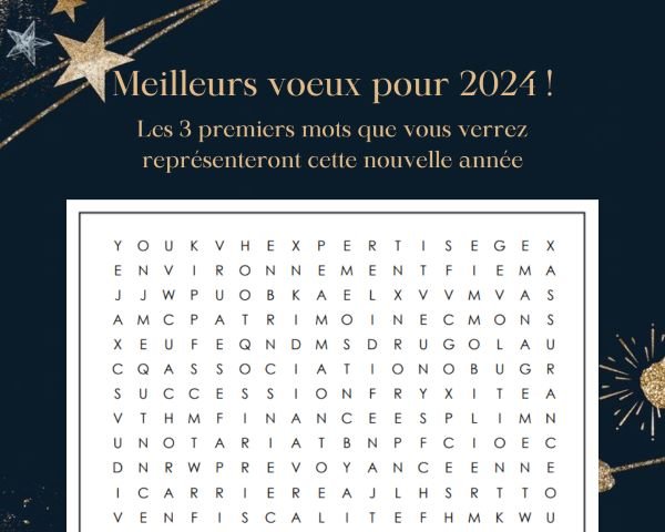 Meilleurs voeux du Village des Notaires et Experts du patrimoine !
