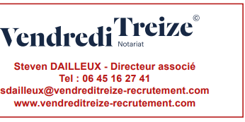 Cabinet Vendredi Treize, la référence du recrutement pour le notariat !
